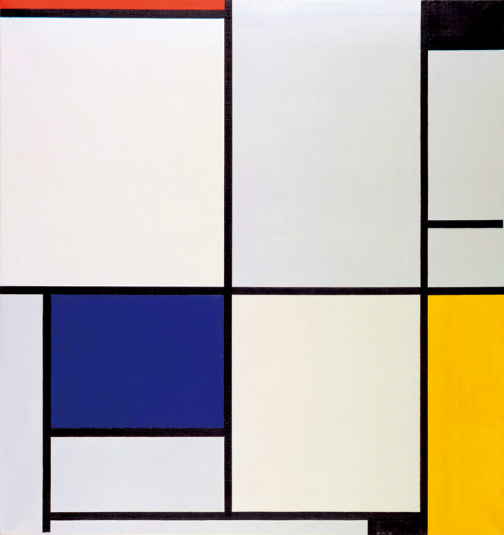  皮特·蒙德里安 Piet Mondrian ——色彩构成15